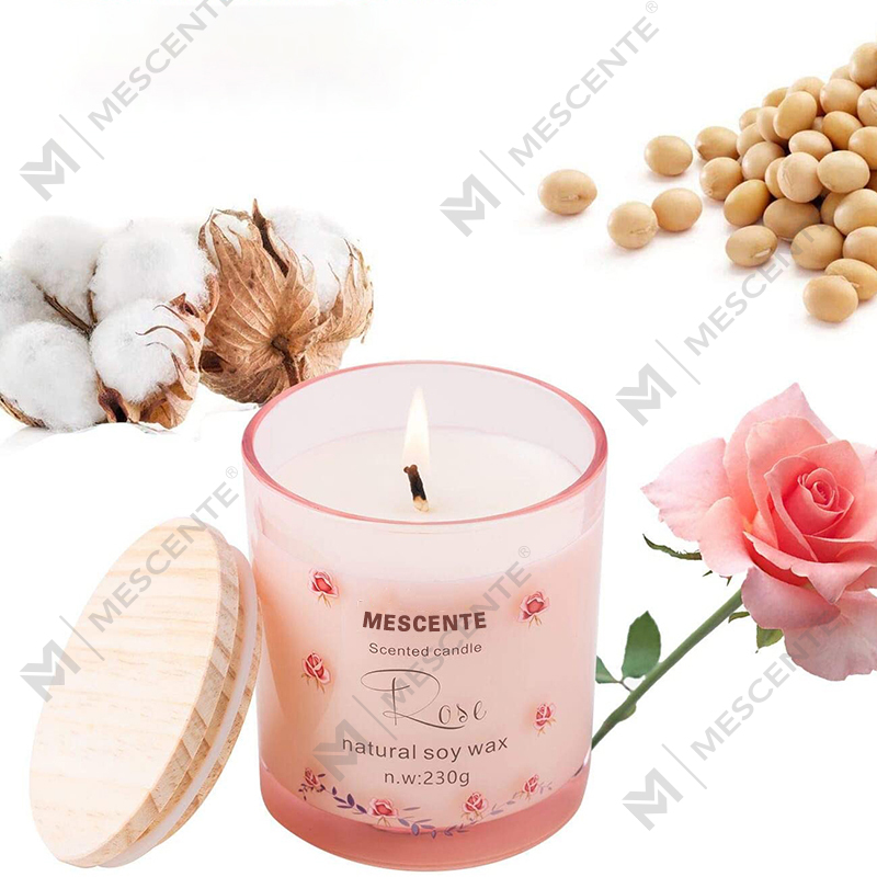 M&Scent ที่วางแก้วหรูหราแฮนด์เมดจิตวิญญาณเซรามิกเสาเทียนหอมวานิลลาพร้อมคริสตัล