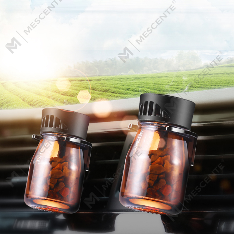 M&Scent Organic โลโก้ที่กำหนดเองมินิน้ำหอมขวดน้ำหอมปรับอากาศรถยนต์, ปั๊มลมสำหรับรถยนต์