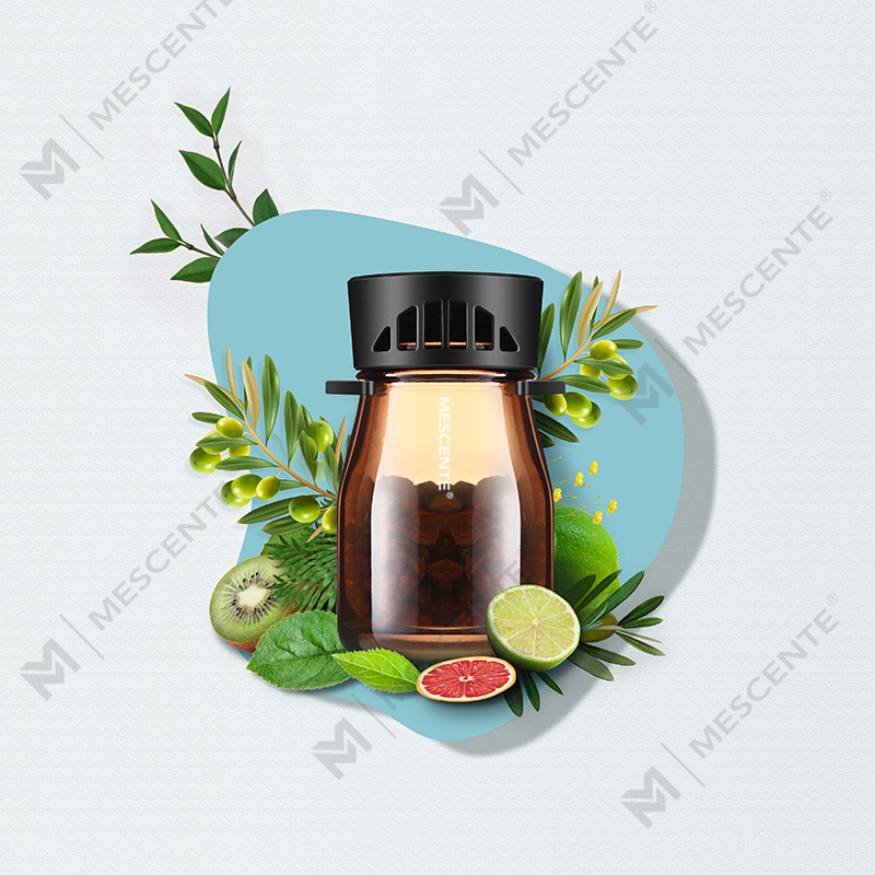 M&Scent Organic โลโก้ที่กำหนดเองมินิน้ำหอมขวดน้ำหอมปรับอากาศรถยนต์, ปั๊มลมสำหรับรถยนต์