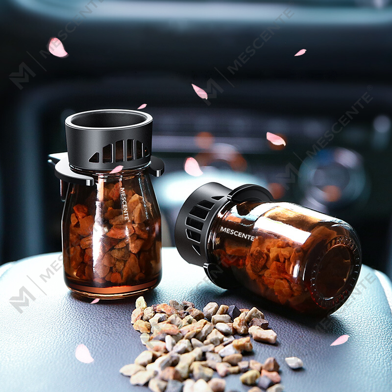 M&Scent Organic โลโก้ที่กำหนดเองมินิน้ำหอมขวดน้ำหอมปรับอากาศรถยนต์, ปั๊มลมสำหรับรถยนต์