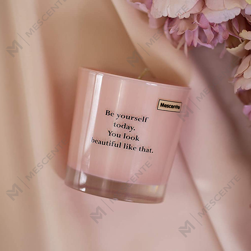M&Scent ขายส่งขวดหรูหราฉลากส่วนตัวเทียนขี้ผึ้งถั่วเหลือง