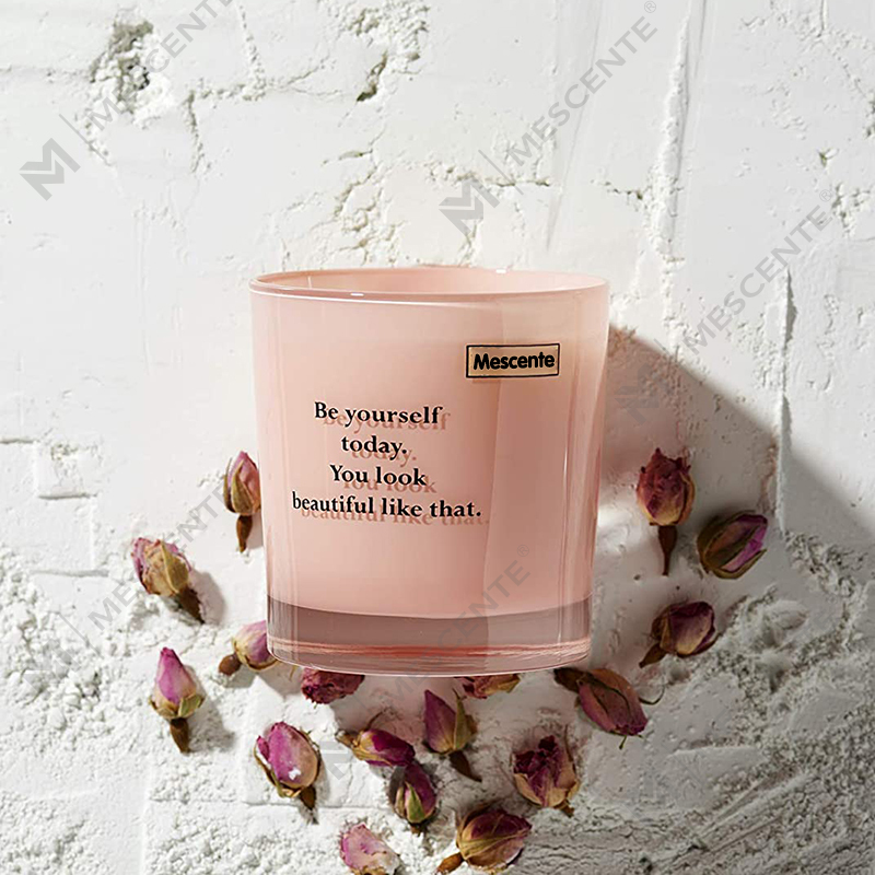 M&Scent ขายส่งขวดหรูหราฉลากส่วนตัวเทียนขี้ผึ้งถั่วเหลือง