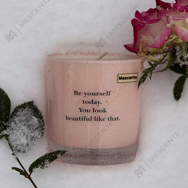 M&Scent ขายส่งขวดหรูหราฉลากส่วนตัวเทียนขี้ผึ้งถั่วเหลือง