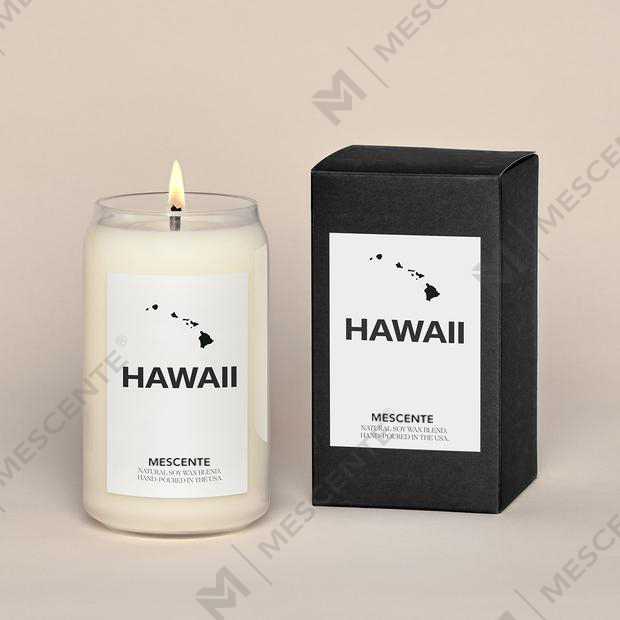M&Scent เทียนเซรามิกมิลค์กี้ Woodwick ออร์แกนิกที่กำหนดเอง, ภาชนะเทียน