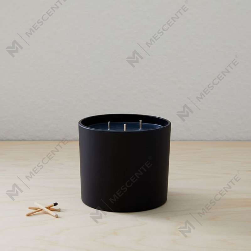 M&SCENT เทียนหอมขี้ผึ้งถั่วเหลืองขวดแก้วที่ใช้กันอย่างแพร่หลายในวันคริสต์มาสพร้อมกล่องพับ
