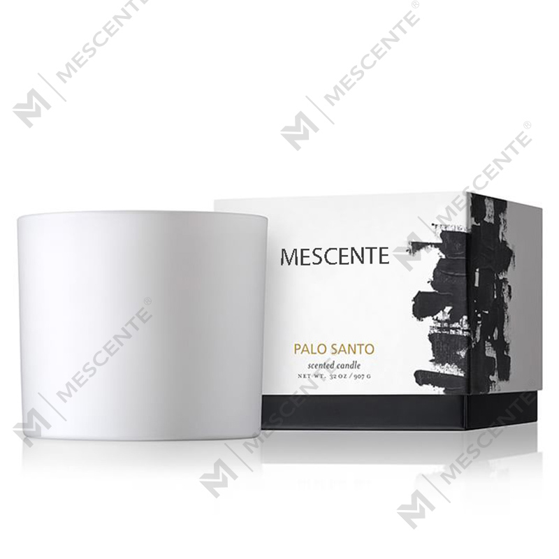 M&SCENT เทียนหอมขี้ผึ้งถั่วเหลืองขวดแก้วที่ใช้กันอย่างแพร่หลายในวันคริสต์มาสพร้อมกล่องพับ