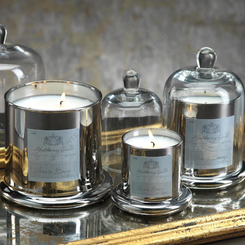 M&Scent ตกแต่งงานแต่งงานโรแมนติก Bell Jar แก้วโดมฝาครอบเทียนหอม A29275