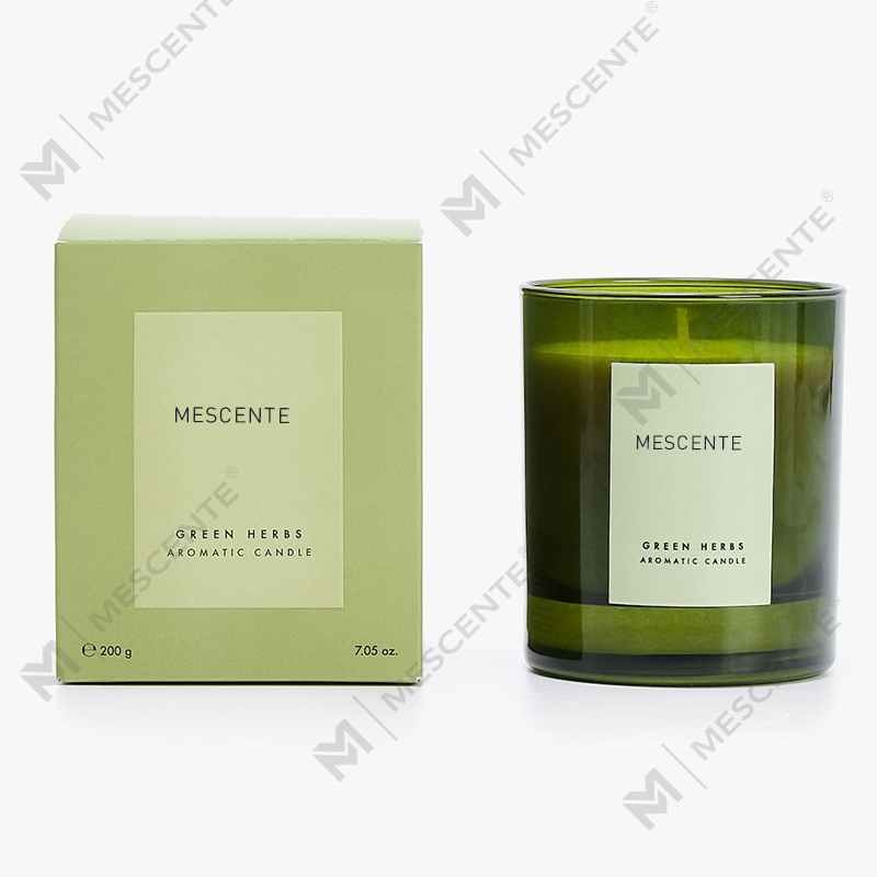 Mescente ขายส่งฉลากส่วนตัวราคาถูกเทียนหอมไวน์จำนวนมากส่วนบุคคลเทียนหอมถั่วเหลืองในขวดที่มีฝาปิด