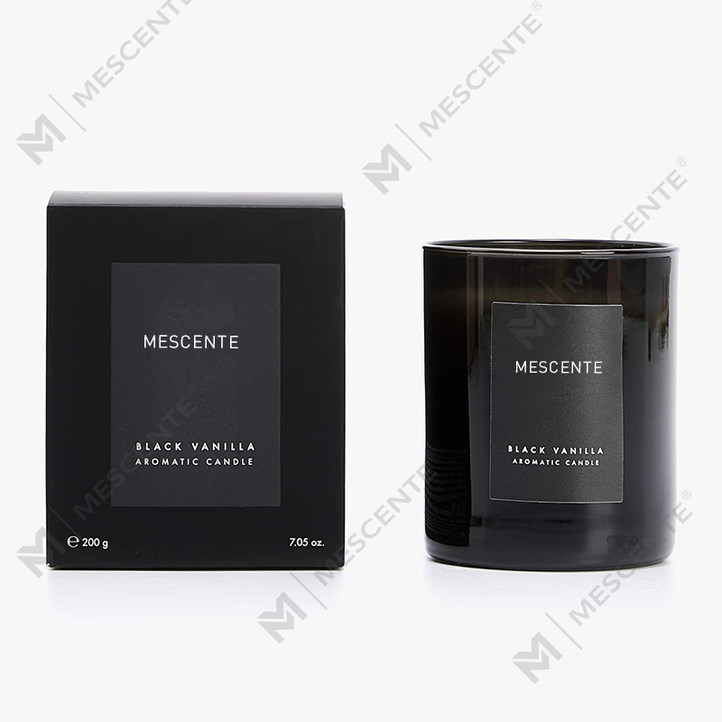 Mescente หรูหราฉลากส่วนตัว เทียนหอมอโรมาเธอราพีคริสตัล