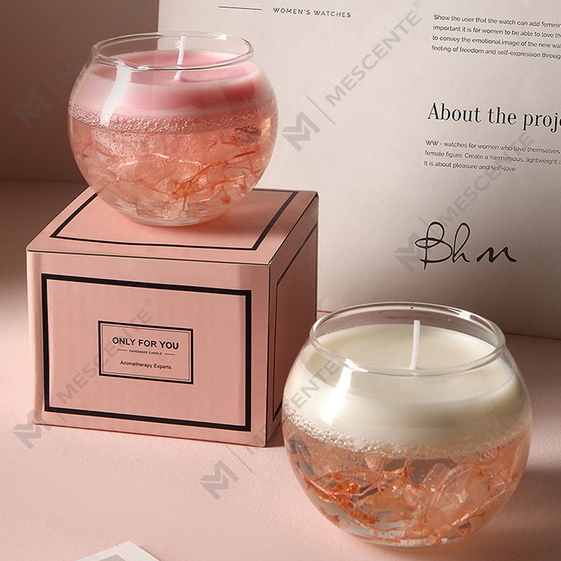 M&Scent คุณภาพสูง End Home Fragrance เทียนหอมตะไคร้ถั่วเหลืองในแก้ว