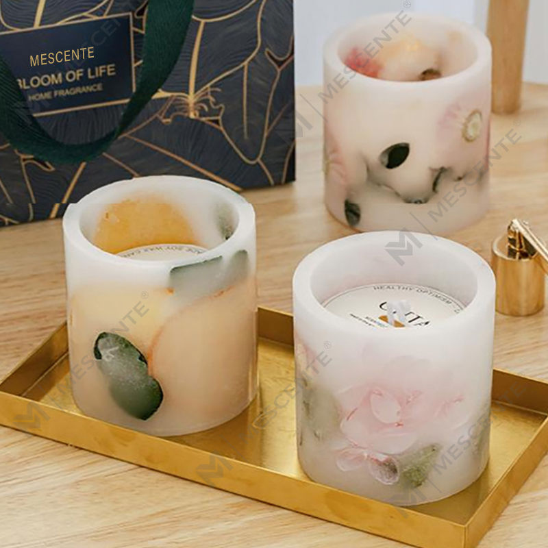 M&Scent ขายส่งชุดของขวัญเทียนหอมขี้ผึ้งถั่วเหลืองธรรมชาติสุดหรู