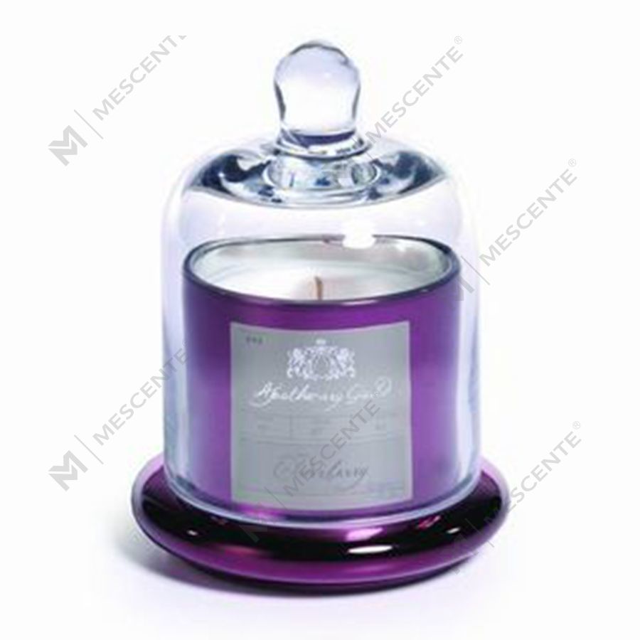 Mescente Luxury Silver Domed cover เชิงเทียนหอม แก้วโดม Jars