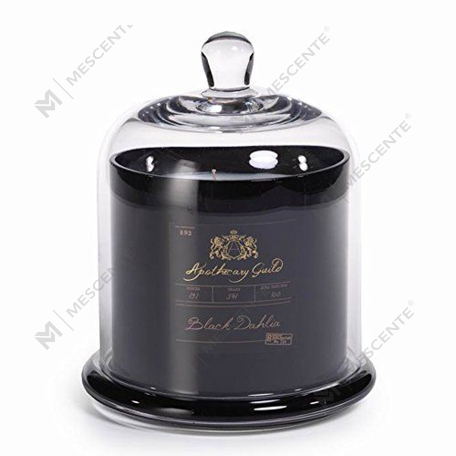 Mescente Luxury Silver Domed cover เชิงเทียนหอม แก้วโดม Jars