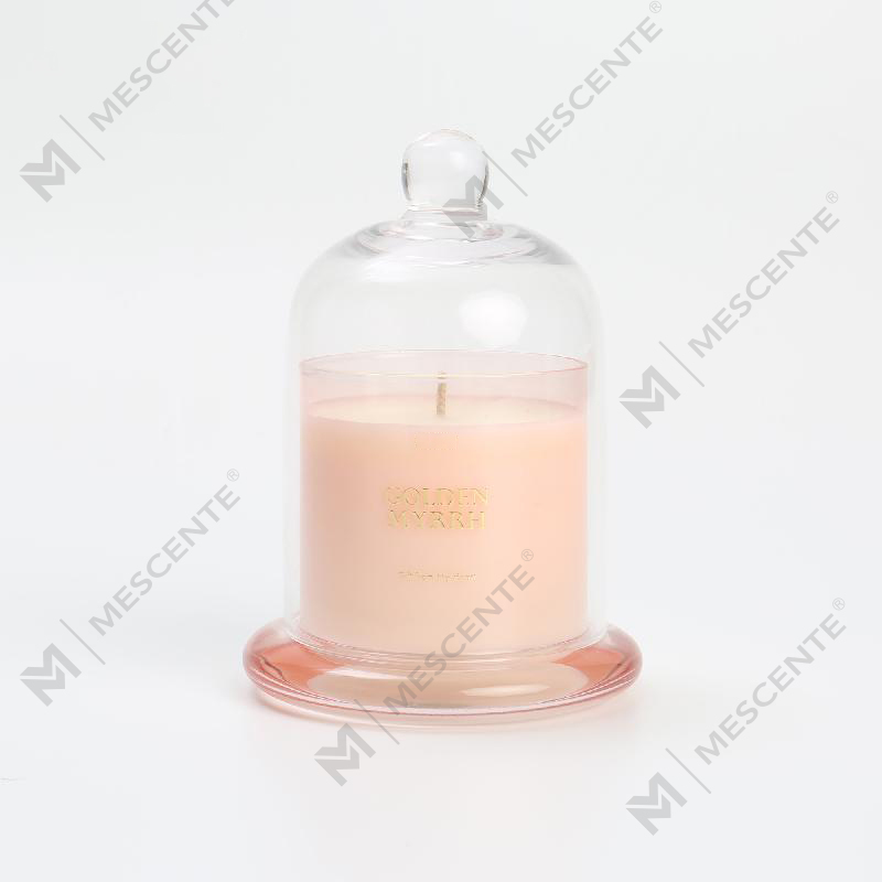 M&Scent โลโก้ที่กำหนดเอง กล่องหรูหรา ขี้ผึ้งธรรมชาติ 100% มินิโฮม เทียนของขวัญ