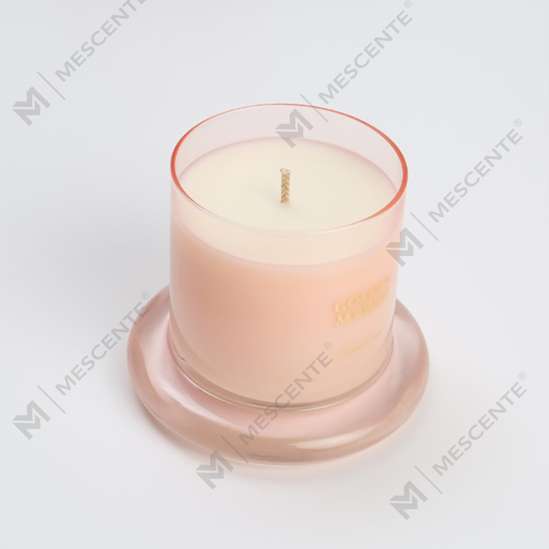M&Scent โลโก้ที่กำหนดเอง กล่องหรูหรา ขี้ผึ้งธรรมชาติ 100% มินิโฮม เทียนของขวัญ