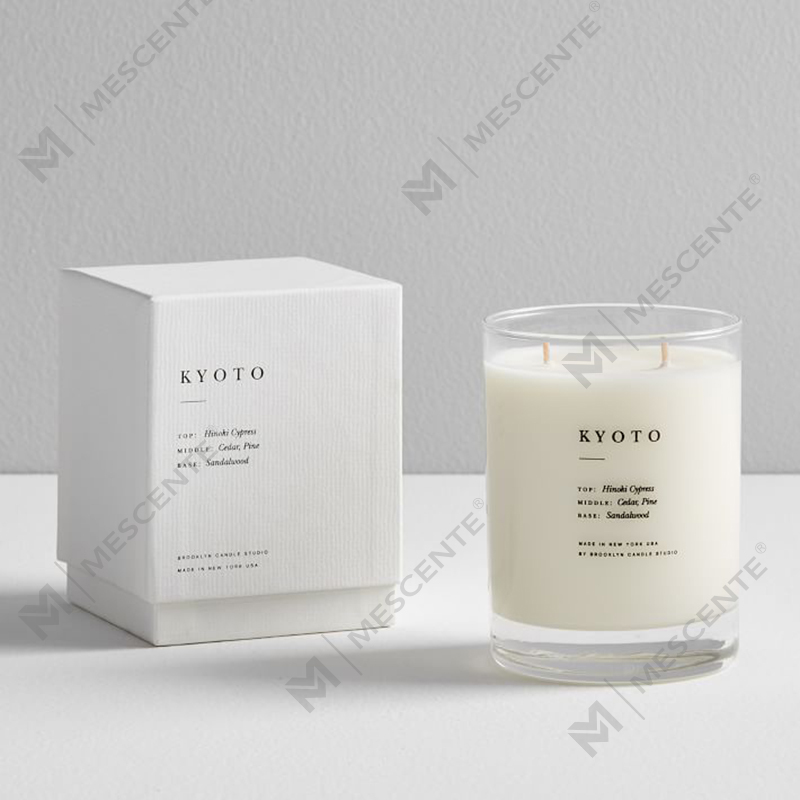 M&SENTE สินค้าใหม่ ของตกแต่งบ้าน เทียนหอมไส้ตะเกียง 2 ไส้ในขวดแก้ว