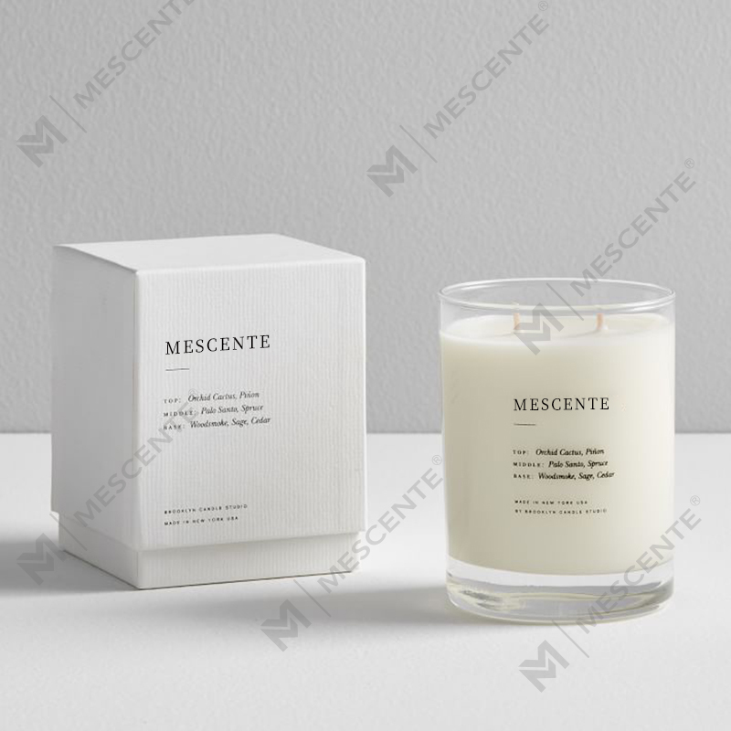 M&SENTE สินค้าใหม่ ของตกแต่งบ้าน เทียนหอมไส้ตะเกียง 2 ไส้ในขวดแก้ว