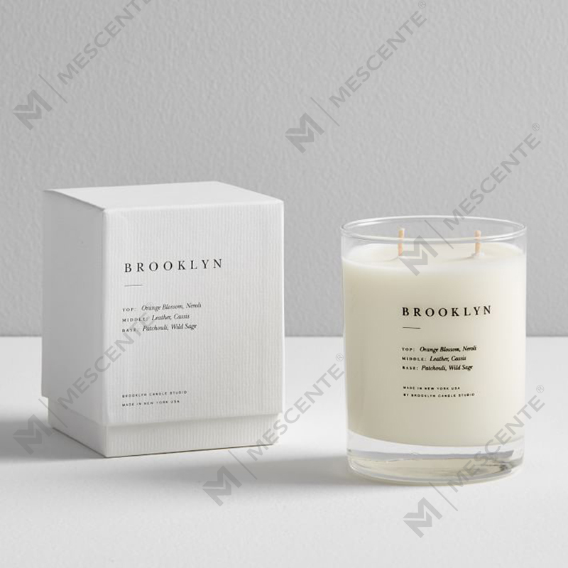 M&SENTE สินค้าใหม่ ของตกแต่งบ้าน เทียนหอมไส้ตะเกียง 2 ไส้ในขวดแก้ว