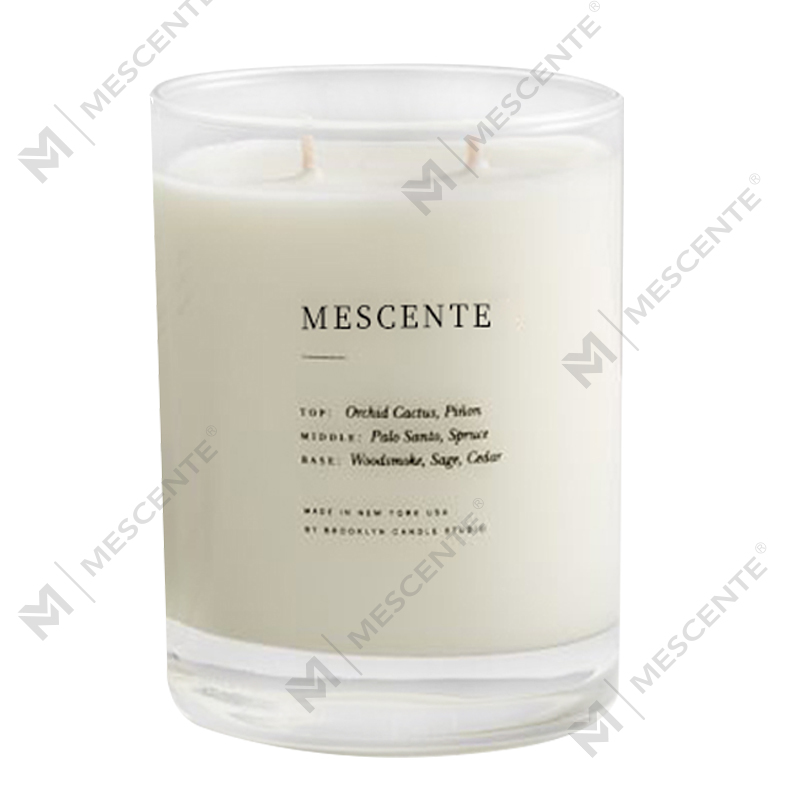 M&SENTE สินค้าใหม่ ของตกแต่งบ้าน เทียนหอมไส้ตะเกียง 2 ไส้ในขวดแก้ว