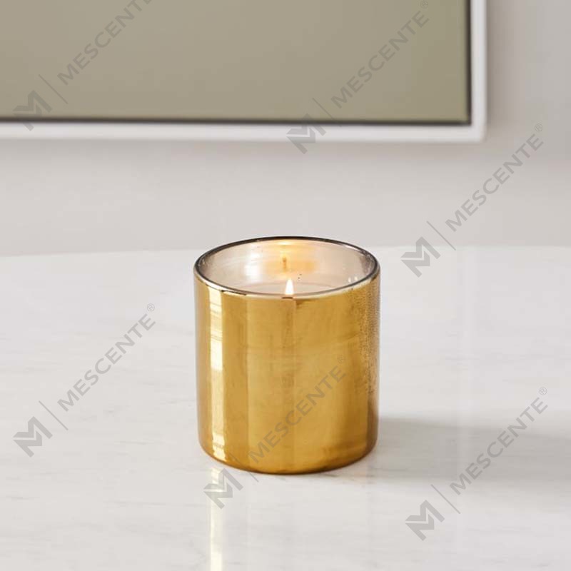 Amazon Luxury Custom Gold พิมพ์โลโก้ขวดแก้วสีดำเทียนขี้ผึ้งถั่วเหลืองเทียนตกแต่งชุดของขวัญ
