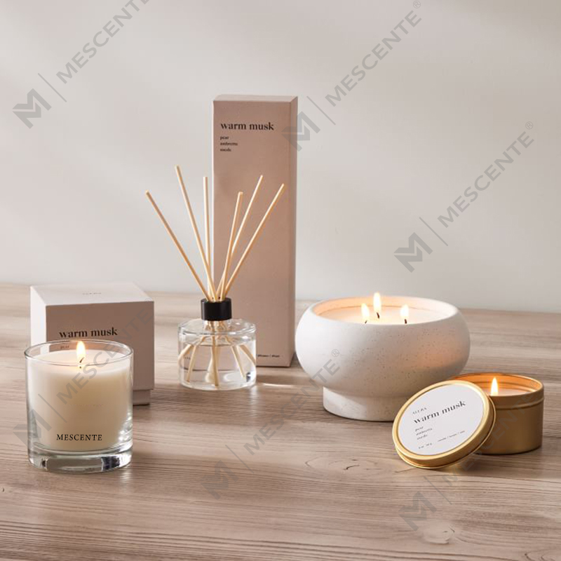 M&Scent ไม้กระจายกลิ่นดอกไม้ฉลากส่วนตัวสุดหรูพร้อมกล่อง