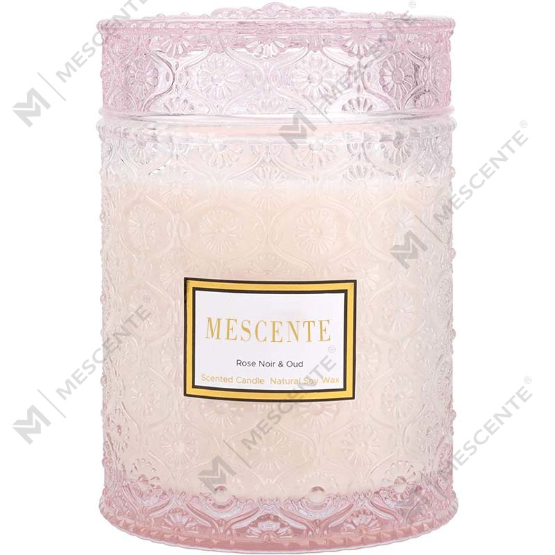 M&S cent เทียนสปากลิ่นดอกไม้แห้งขี้ผึ้งยูคาลิปตัสสเปียร์มิ้นต์โฮมเมด