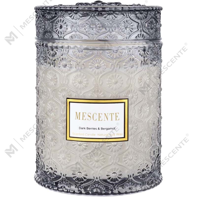 M&S cent เทียนสปากลิ่นดอกไม้แห้งขี้ผึ้งยูคาลิปตัสสเปียร์มิ้นต์โฮมเมด