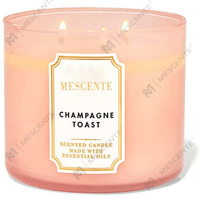 M&Scent Hand Made 3 ไส้ตะเกียงธรรมชาติจัสมินหอมของขวัญเทียนขี้ผึ้งถั่วเหลือง, เทียนคริสตัลอโรมาเธอราพีฉลากส่วนตัว