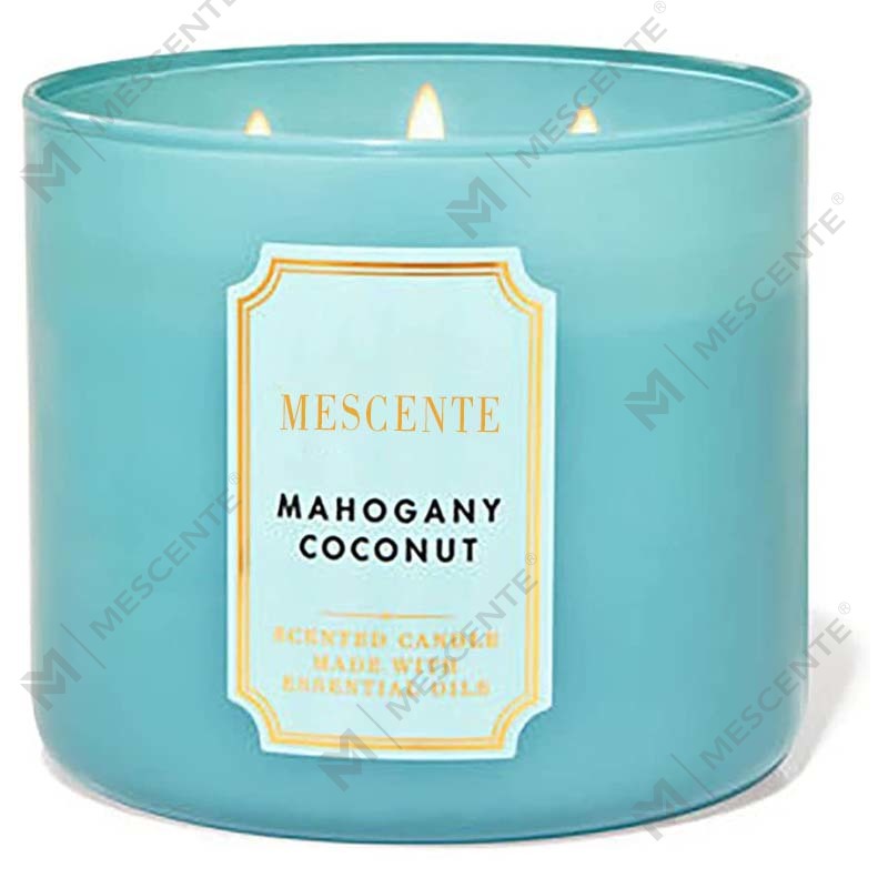 M&Scent Hand Made 3 ไส้ตะเกียงธรรมชาติจัสมินหอมของขวัญเทียนขี้ผึ้งถั่วเหลือง, เทียนคริสตัลอโรมาเธอราพีฉลากส่วนตัว