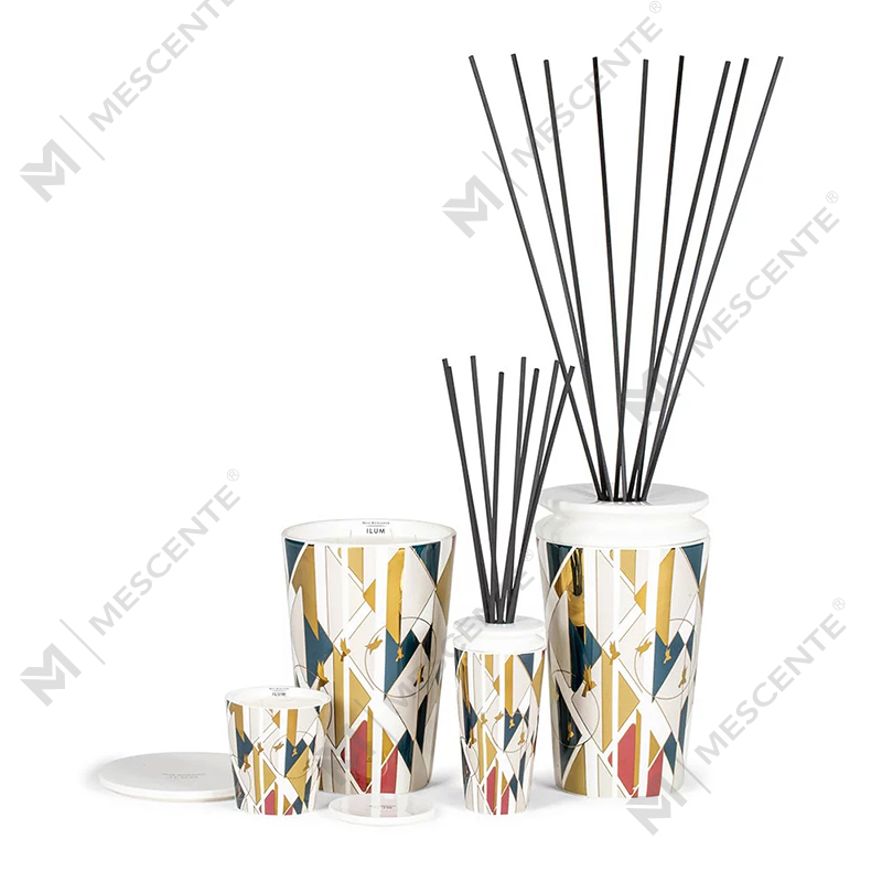 M&scent ขายส่งชุดของขวัญเทียนขี้ผึ้งถั่วเหลืองหรูหราแบบกำหนดเองขายส่ง
