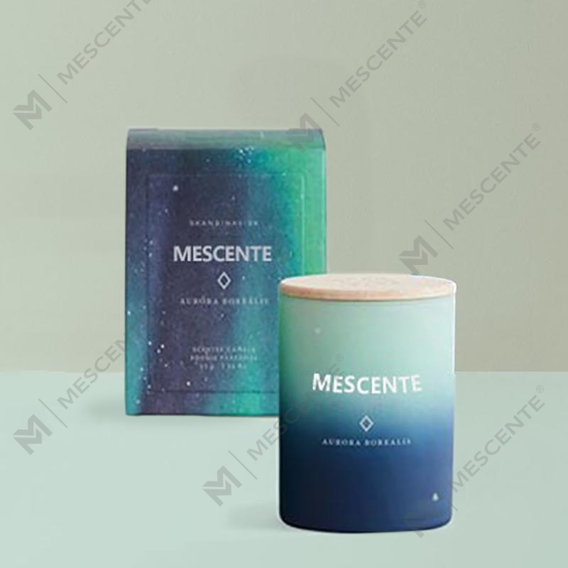 M&Scent เทียนหอมตกแต่งบ้านฉลากส่วนตัวที่กำหนดเองในขวดแก้ว