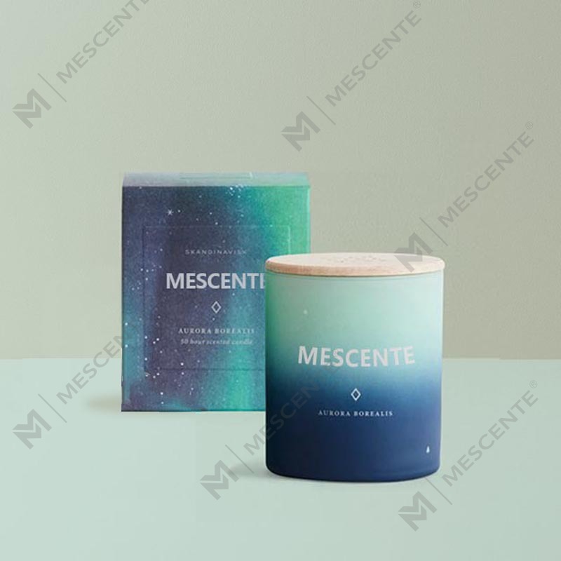 M&Scent เทียนหอมตกแต่งบ้านฉลากส่วนตัวที่กำหนดเองในขวดแก้ว