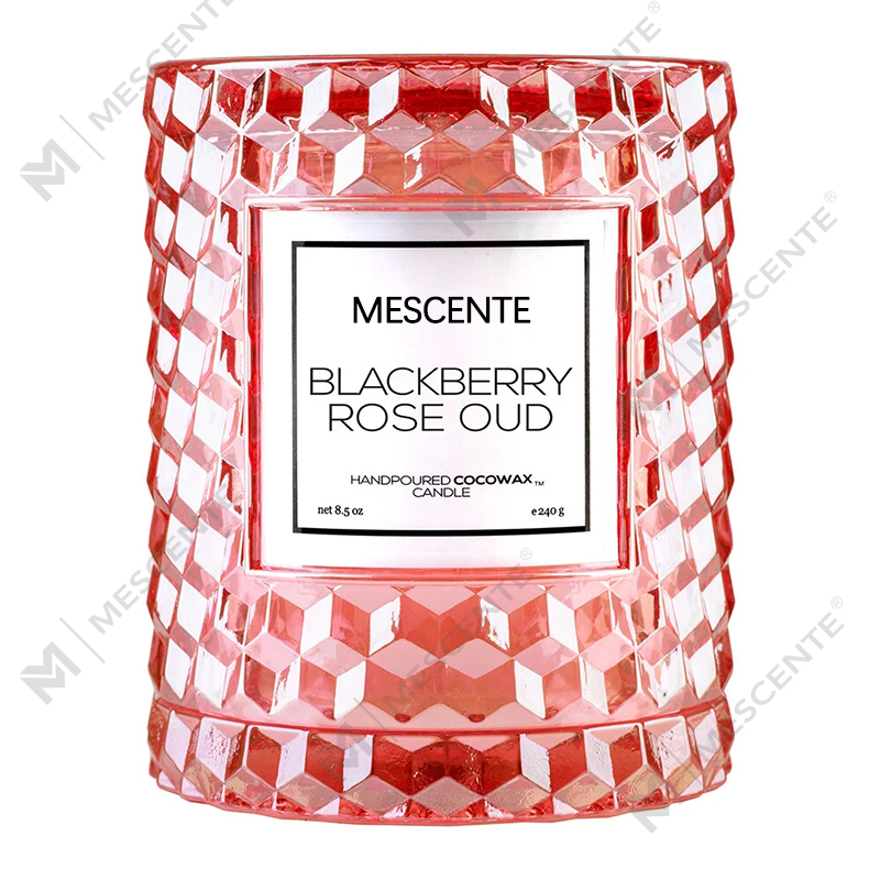 M&Scent เทียนไอคอนตกแต่งคริสต์มาสแบบกำหนดเอง Blackberry Rose Oud