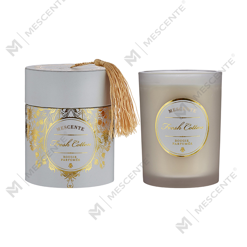 M&Scent เทียนหอมโลโก้สีขาวคริสต์มาสสุดหรู
