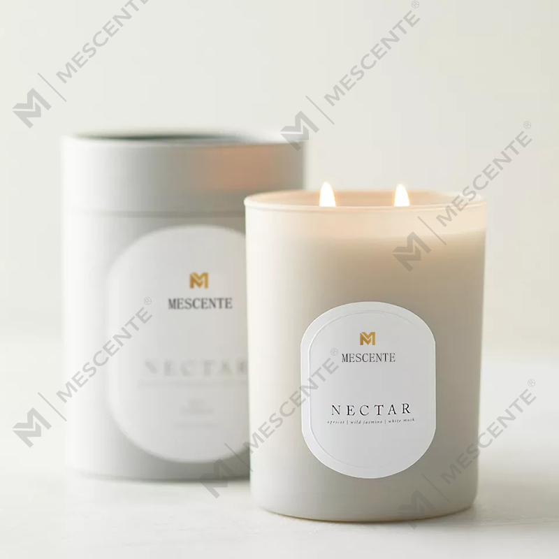 M&Scent โลโก้ที่กำหนดเองการทำสมาธิหินปลอดสารพิษสมุนไพรมือเทเทียนคริสตัลขี้ผึ้งถั่วเหลืองธรรมชาติ