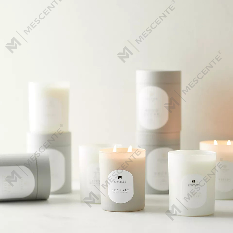 M&Scent โลโก้ที่กำหนดเองการทำสมาธิหินปลอดสารพิษสมุนไพรมือเทเทียนคริสตัลขี้ผึ้งถั่วเหลืองธรรมชาติ