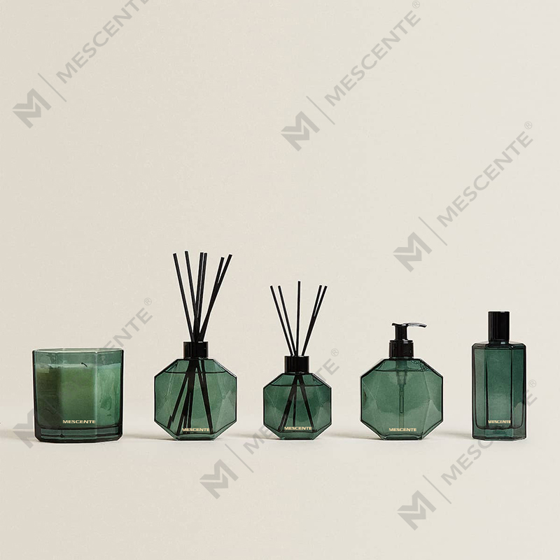 M&Scent Custom Factory ขวดแก้วฉลากส่วนตัวเทียนหอมขี้ผึ้งถั่วเหลืองธรรมชาติ