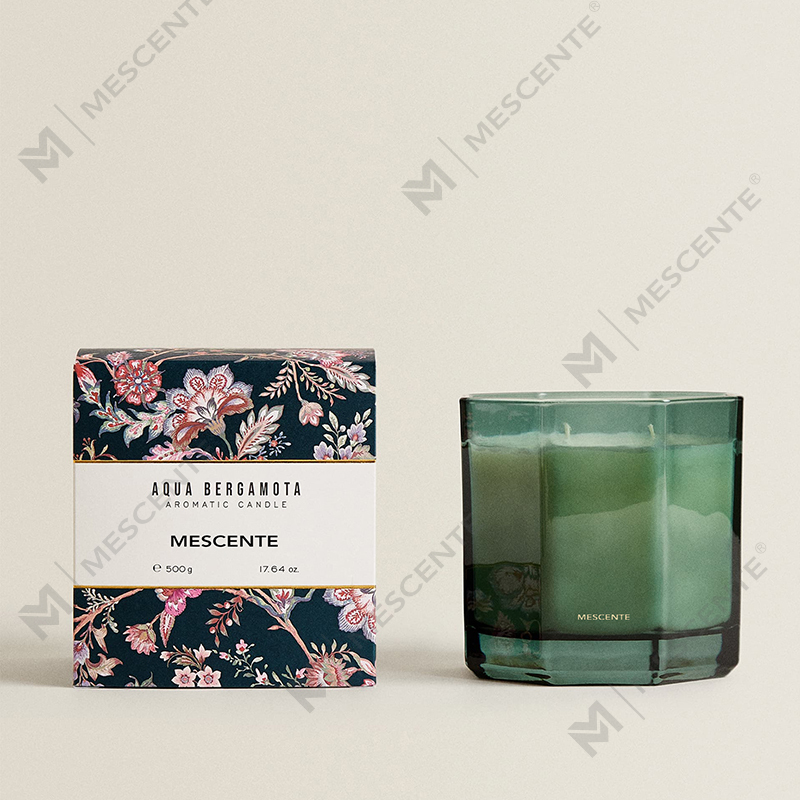 M&Scent Custom Factory ขวดแก้วฉลากส่วนตัวเทียนหอมขี้ผึ้งถั่วเหลืองธรรมชาติ