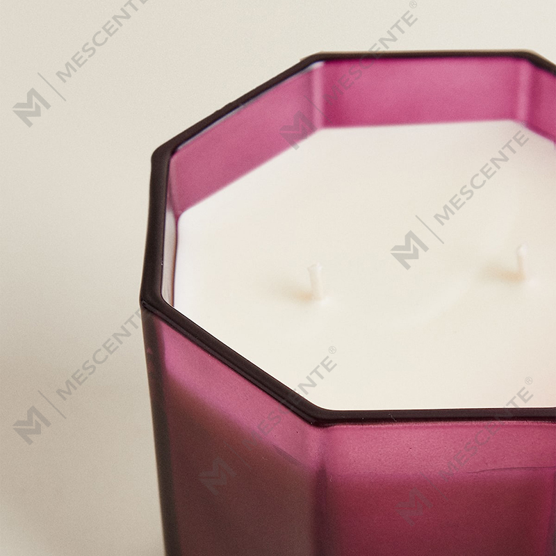 M&Scent เทียนหอมคริสต์มาสสุดหรู เทียนหอมอโรมาเธอราพีอโรมาเทียนขี้ผึ้งถั่วเหลืองในกล่องของขวัญขวดแก้วสีดำ