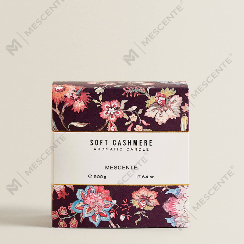 M&Scent เทียนหอมคริสต์มาสสุดหรู เทียนหอมอโรมาเธอราพีอโรมาเทียนขี้ผึ้งถั่วเหลืองในกล่องของขวัญขวดแก้วสีดำ