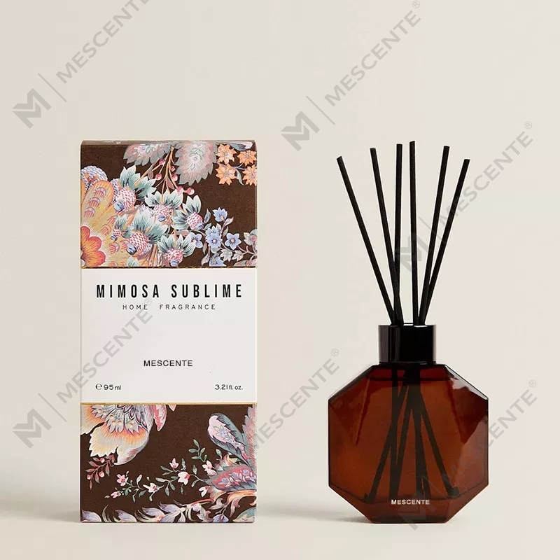 M&Scent ฉลากส่วนตัวหรูหราแบบกำหนดเอง 200 มล. 500 มล. ไม้กระจายกลิ่นหอมพร้อมกล่อง
