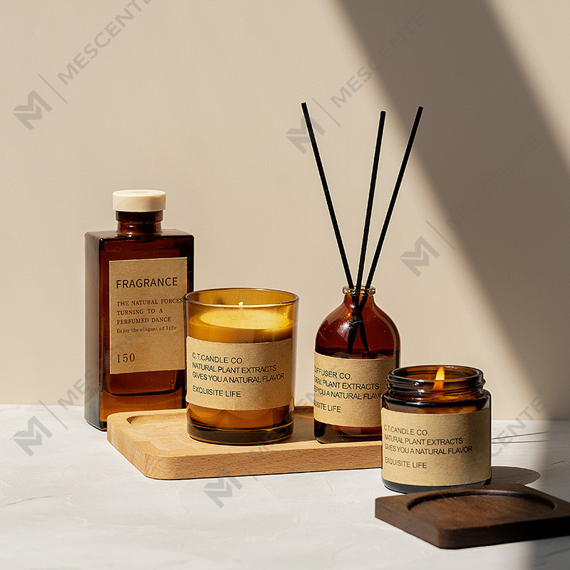 M&Scent ไม้หอมปรับอากาศและเทียนหอมตกแต่งบ้านสุดหรูพร้อมกล่องบรรจุภัณฑ์