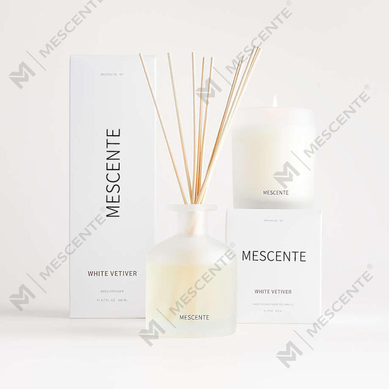 M&Scent ขายส่งเทียนหอมขี้ผึ้งถั่วเหลืองฉลากส่วนตัวสุดหรูพร้อมกล่อง