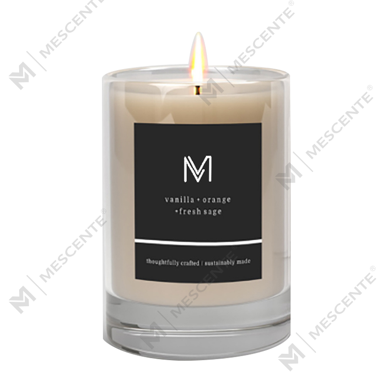 โรงงานขายส่ง M&Scent เทียนหอมขี้ผึ้งถั่วเหลืองฉลากส่วนตัวสุดหรูพร้อมกล่องจำนวนมาก