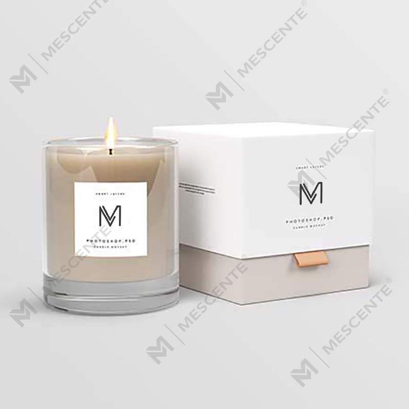 โรงงานขายส่ง M&Scent เทียนหอมขี้ผึ้งถั่วเหลืองฉลากส่วนตัวสุดหรูพร้อมกล่องจำนวนมาก