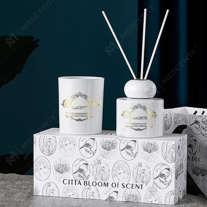 M&Scent เทียนหอมอโรม่ากลิ่นหอมฉลากส่วนตัวสุดหรูพร้อมกล่องบรรจุภัณฑ์