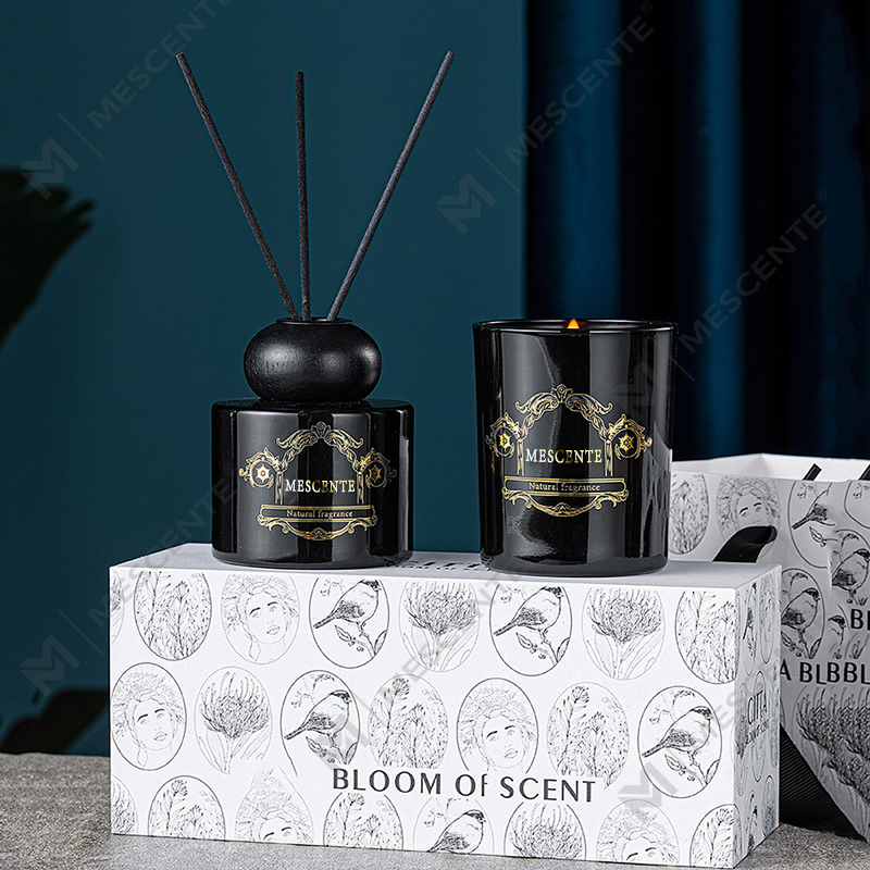 M&Scent เทียนหอมอโรม่ากลิ่นหอมฉลากส่วนตัวสุดหรูพร้อมกล่องบรรจุภัณฑ์