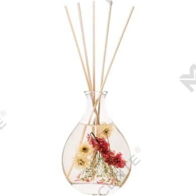 M&Scent ขายส่งขวดแก้วฉลากส่วนตัวไม้หวายชุดกระจายกกพร้อมจุก