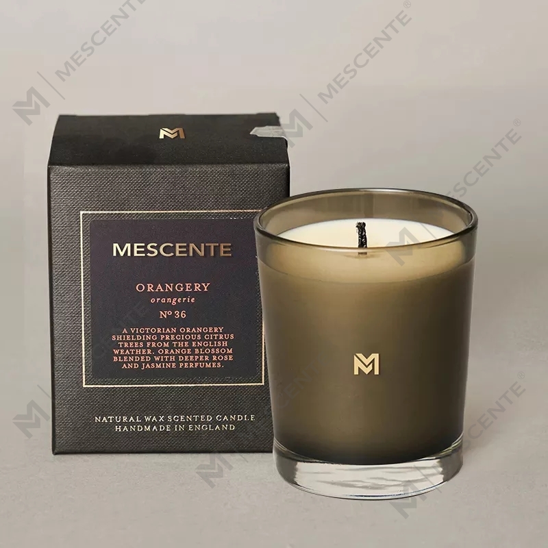 M&Scent ขายส่งใหม่หรูหราที่กำหนดเองฉลากส่วนตัวขวดคริสตัลคริสต์มาส Kerzen เทียนหอมถั่วเหลืองพร้อมฝาปิด