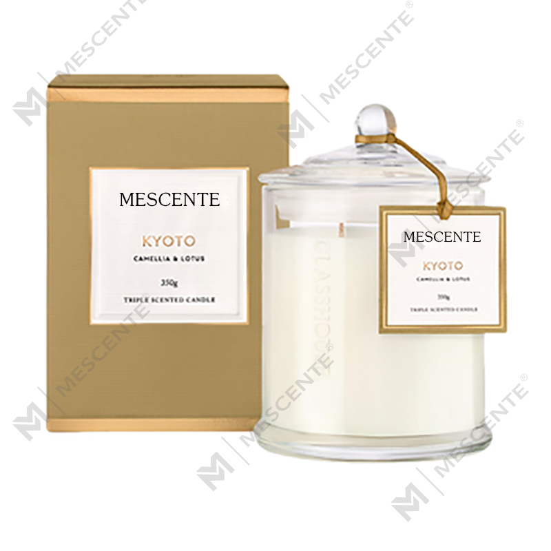 M&Scent ขายส่งหรูหราที่กำหนดเองฉลากส่วนตัวคริสต์มาสขวดทรงโดมเทียนหอมถั่วเหลืองพร้อมฝาปิด
